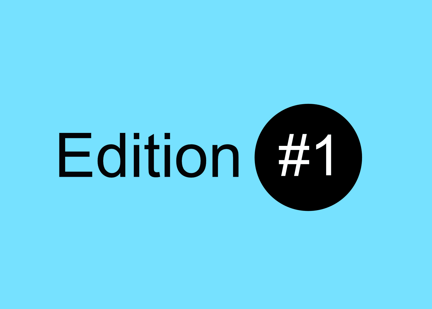 POOOL edition #1